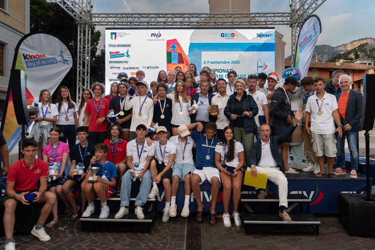 Conclusi sul Garda Trentino i Campionati Italiani Giovanili in Singolo Kinder Joy of moving 2025